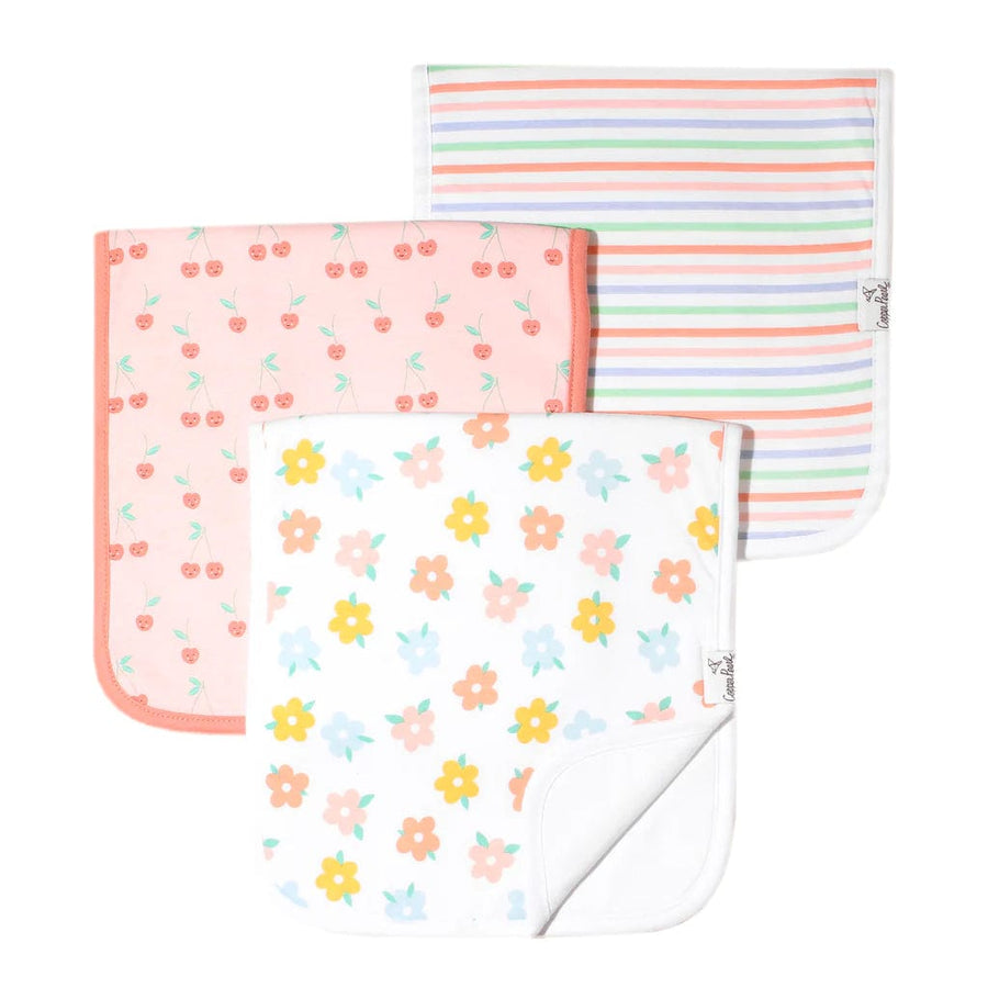 Copper Pearl Burp Cloth Cheery Burp Cloth Set