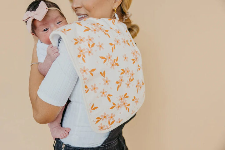 Copper Pearl Burp Cloth Rue Burp Cloth Set (3-Pack)