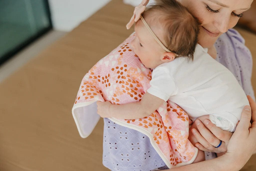 Copper Pearl Burp Cloth Rue Burp Cloth Set (3-Pack)