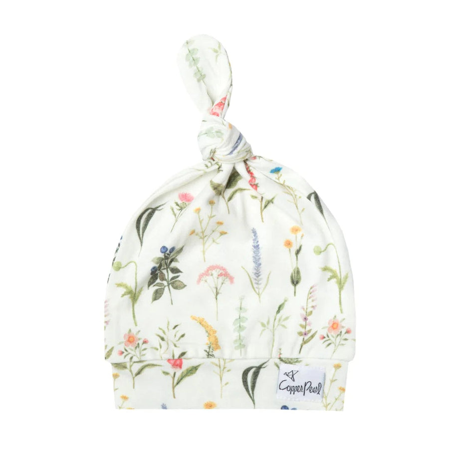 Copper Pearl Hat Aspen Top Knot Hat