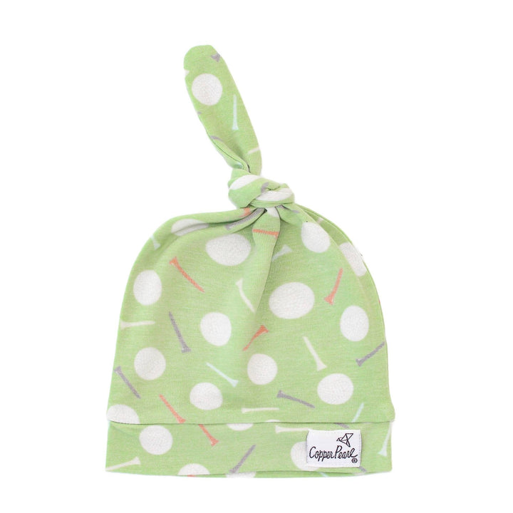 Copper Pearl Hat Bogey Top Knot Hat