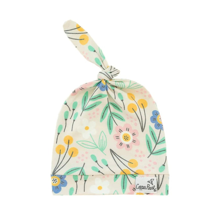 Copper Pearl Hat Clara Top Knot Hat