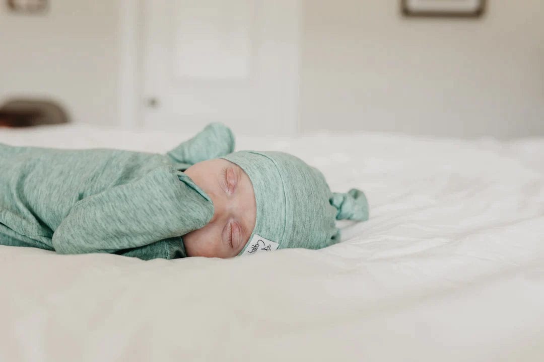 Copper Pearl Hat Emerson Top Knot Hat