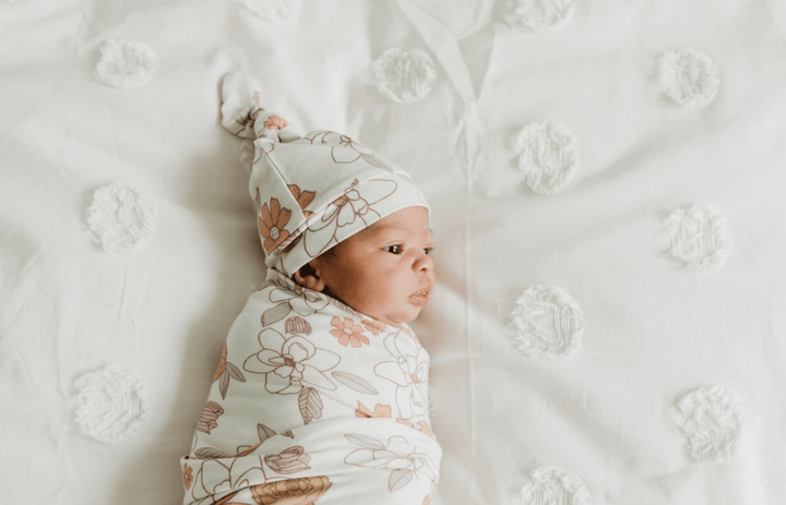 Copper Pearl Hat Ferra Top Knot Hat