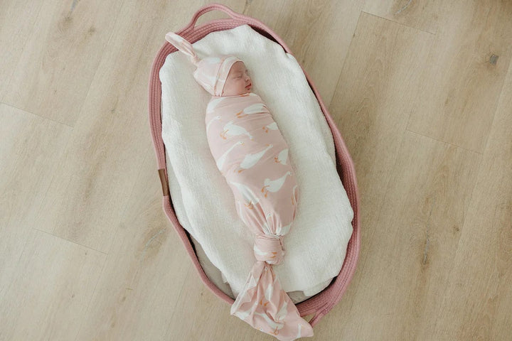 Copper Pearl Hat Goosie Top Knot Hat