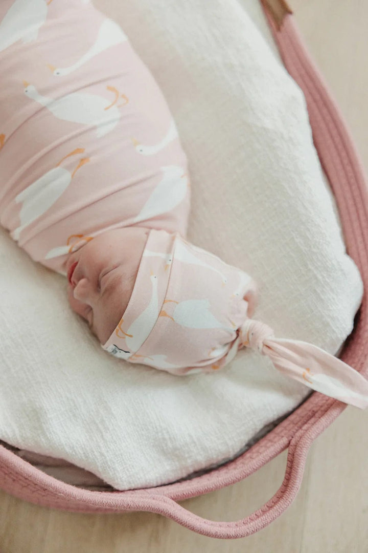 Copper Pearl Hat Goosie Top Knot Hat