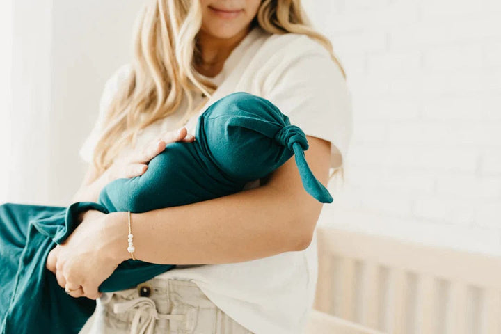Copper Pearl Hat Jaspar Top Knot Hat