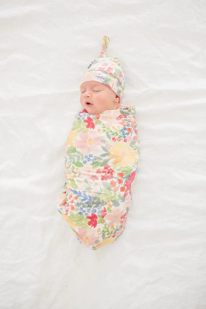 Copper Pearl Hat Lark Top Knot Hat