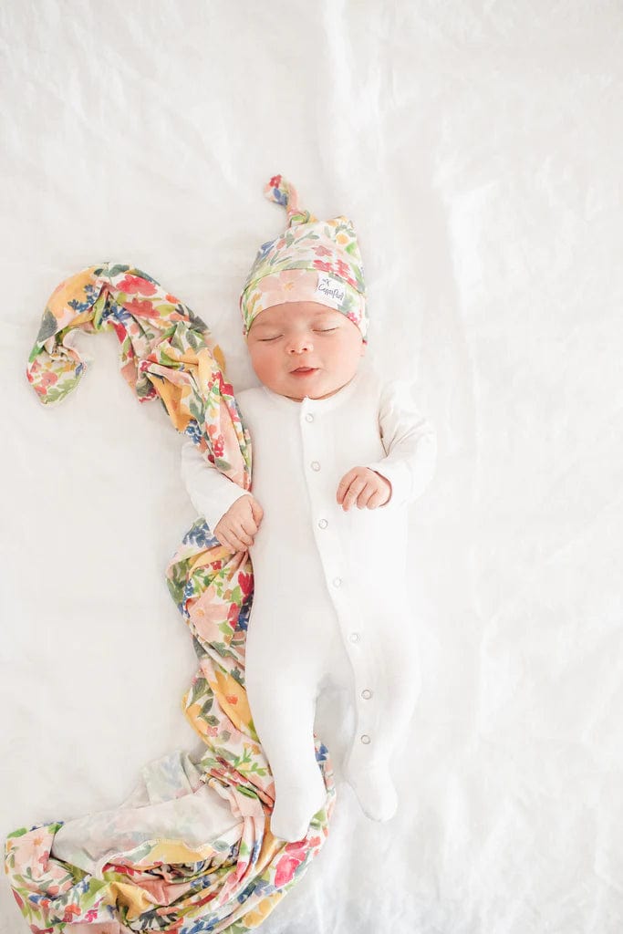 Copper Pearl Hat Lark Top Knot Hat