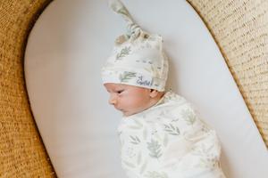 Copper Pearl Hat Rex Top Knot Hat