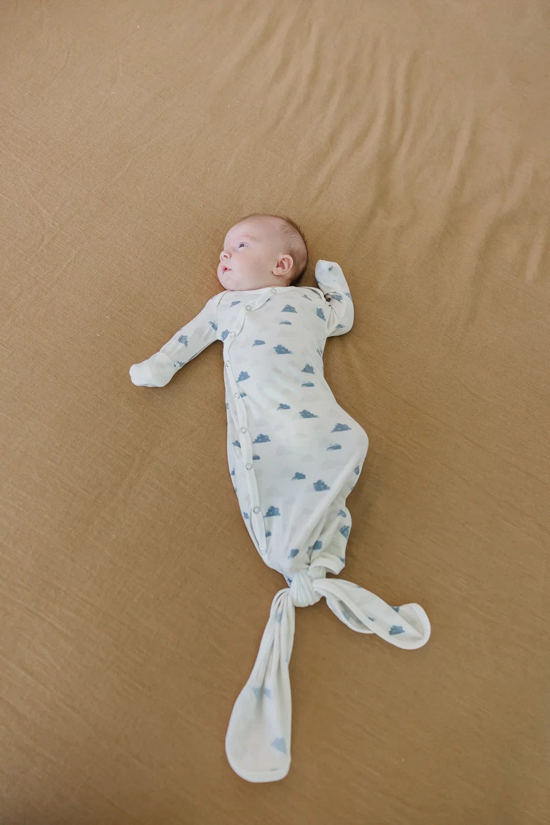Copper Pearl Sleeping Dream Newborn Knotted Gown