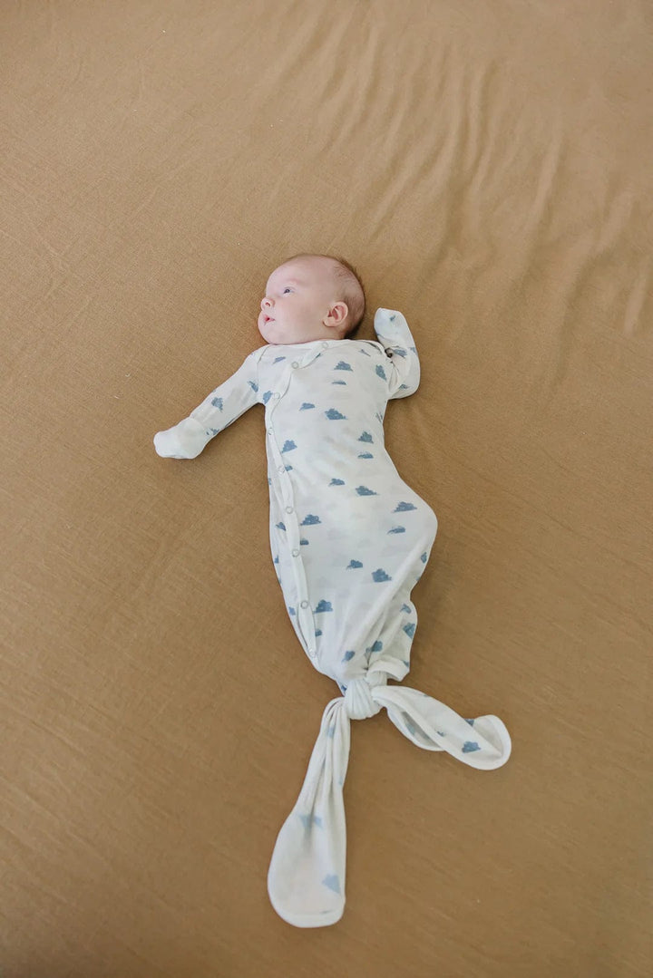 Copper Pearl Sleeping Dream Newborn Knotted Gown
