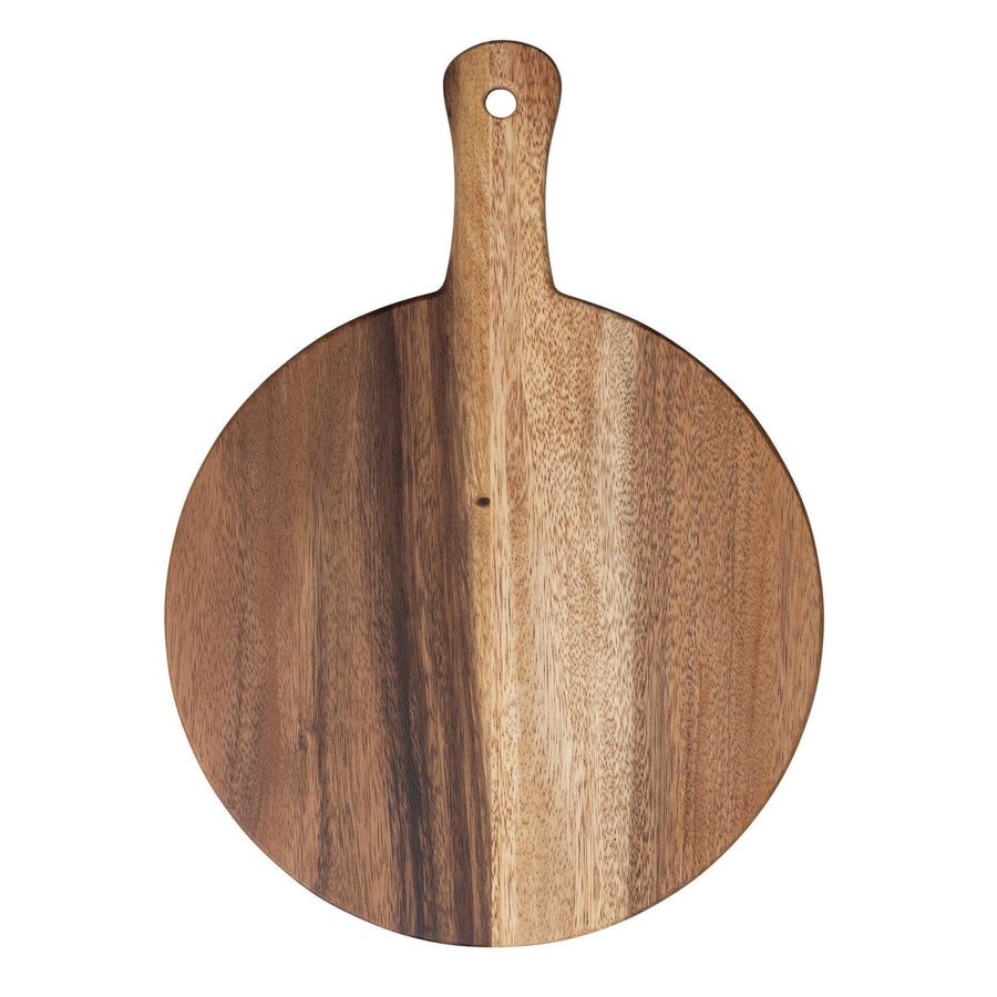 Creative Coop Cutting Board Suar Wood Cheese/Cutting Board with Handle