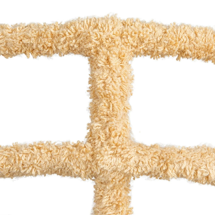 Creative Coop Home Decorative Metal & Cotton Terry Cloth Wrapped Bowl