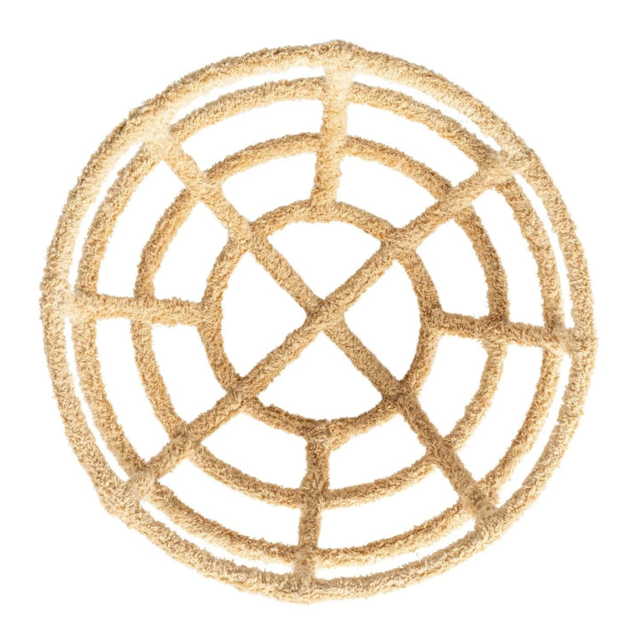 Creative Coop Home Decorative Metal & Cotton Terry Cloth Wrapped Bowl