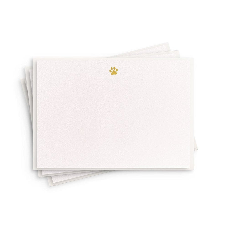 Dahlia Press Card Paw Fancy Flat Notes - Set of 8