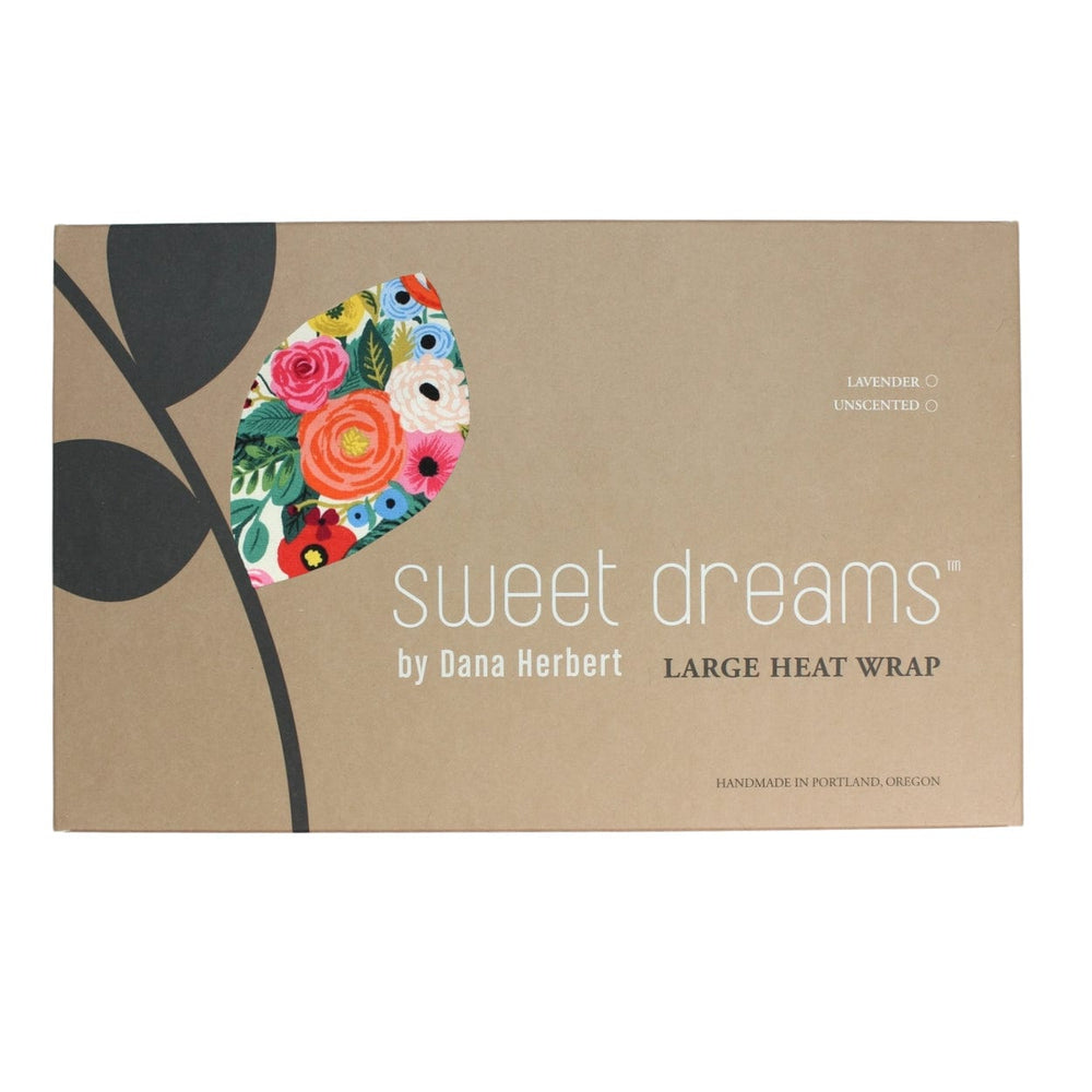 Dana Herbert Accessories Heat Wrap Large Heat Wrap - Navy Floral, Unscented