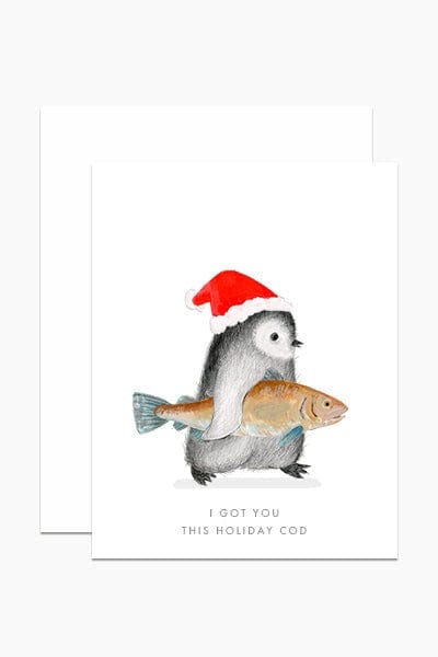 Dear Hancock Card I Got You This Cod Holiday Card