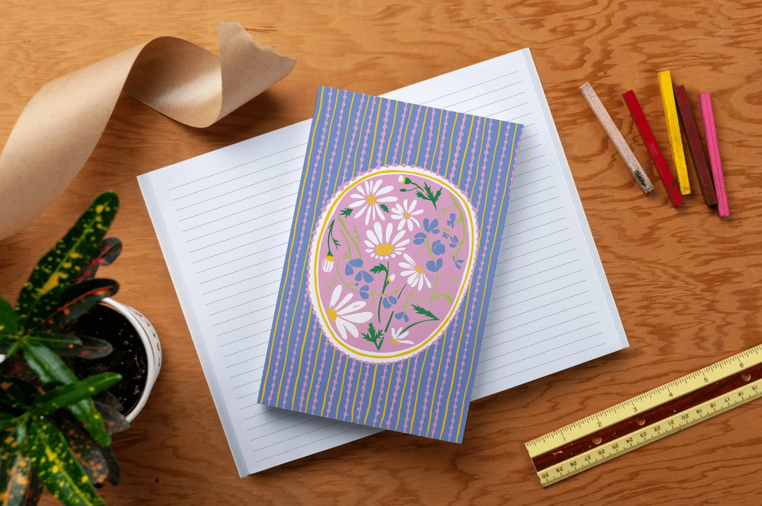 Denik Paper Daisy Cameo Classic Layflat Notebook