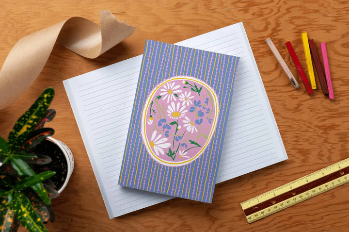 Denik Paper Daisy Cameo Classic Layflat Notebook