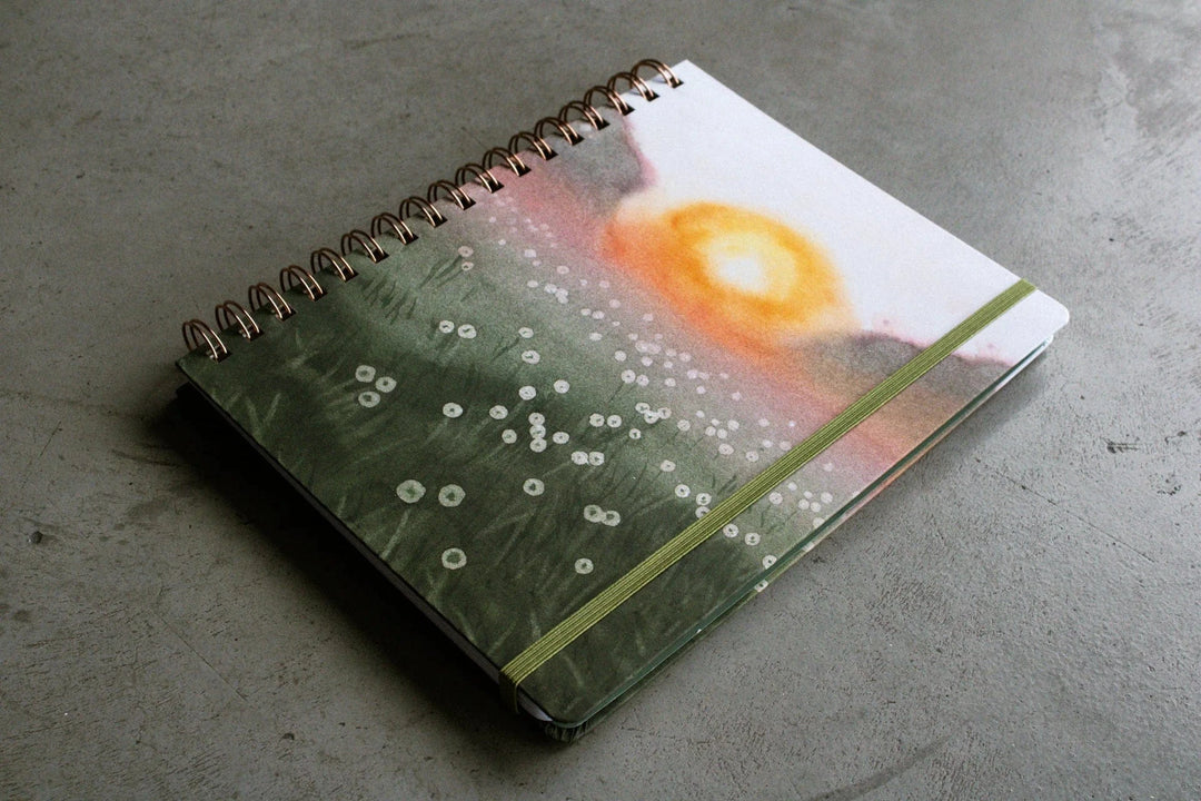 Denik Sketchbook Dewy Morning Hardcover Spiral Sketchbooks