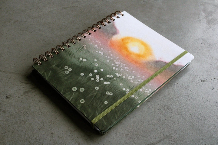 Denik Sketchbook Dewy Morning Hardcover Spiral Sketchbooks