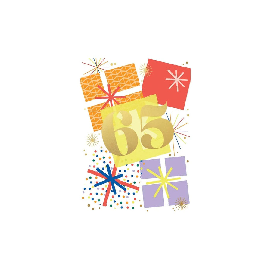 Design Design birthday card 65 Gifts Birthday Card