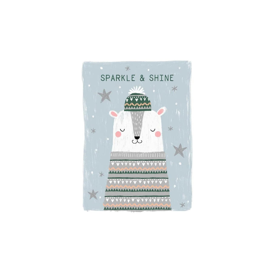 Design Design Card Sparkle & Shine Cozy Bear Card