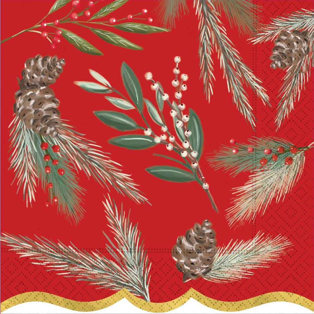 Design Design Napkins Pine Sprig Luncheon Napkins