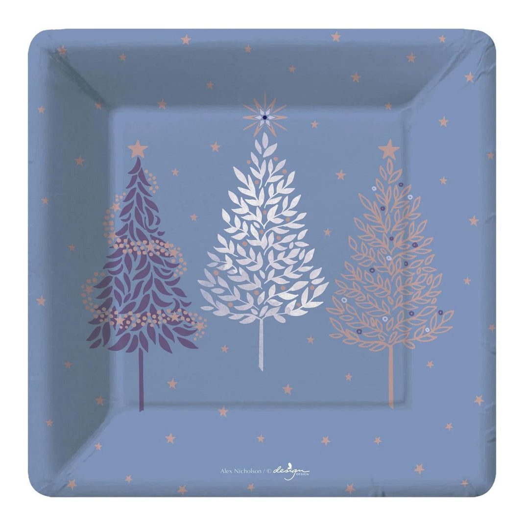 Design Design Party Supplies A Midnight Clear Dessert Plate