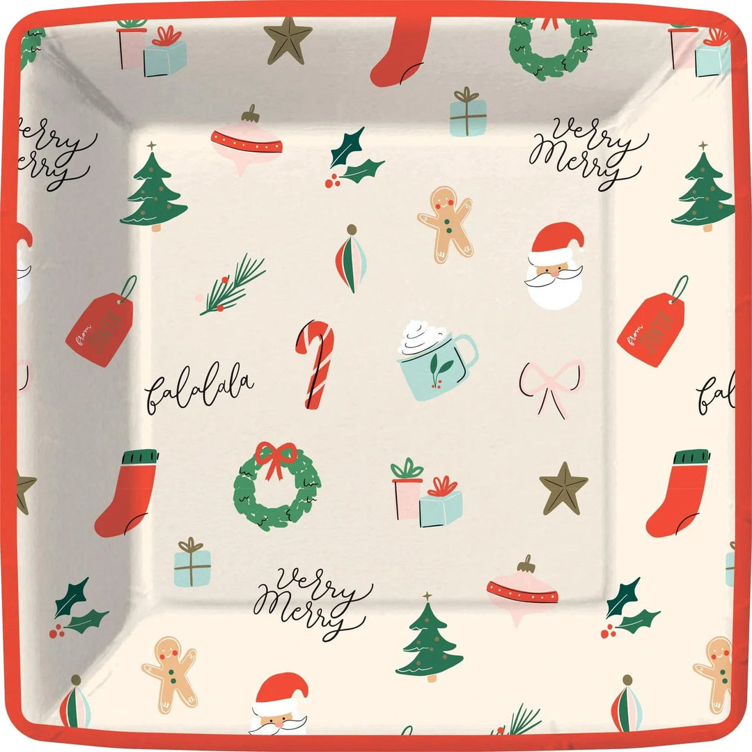 Design Design Party Supplies Merry & Sweet Dessert Plate