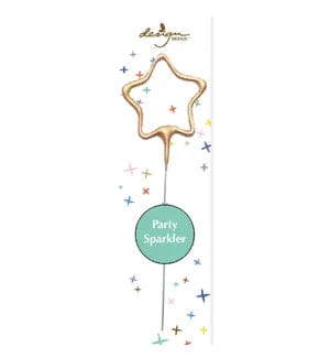 Design Design Party Supplies Sparkler Number Cake Toppers