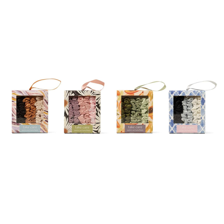 DM Merchandising Gifts Crush Take Care Satin Scrunchies