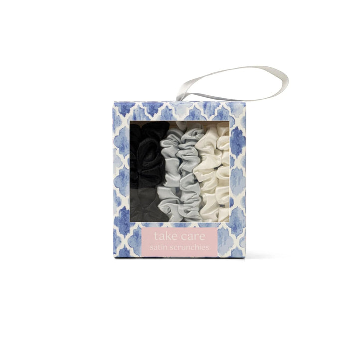 DM Merchandising Gifts Crush Take Care Satin Scrunchies
