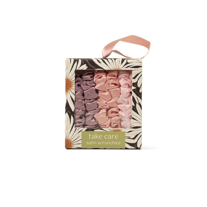 DM Merchandising Gifts Crush Take Care Satin Scrunchies