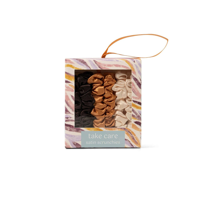 DM Merchandising Gifts Crush Take Care Satin Scrunchies
