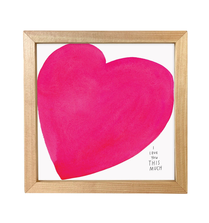 E. Frances Paper Art Print Squeezed Heart Little Print