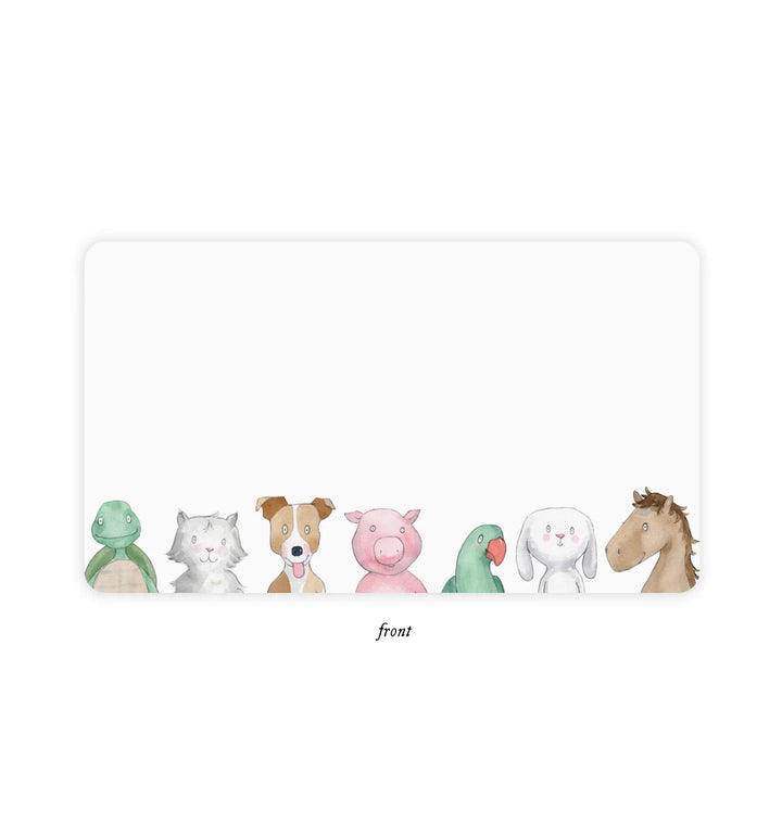 E. Frances Paper Card Animal Friends Little Notes