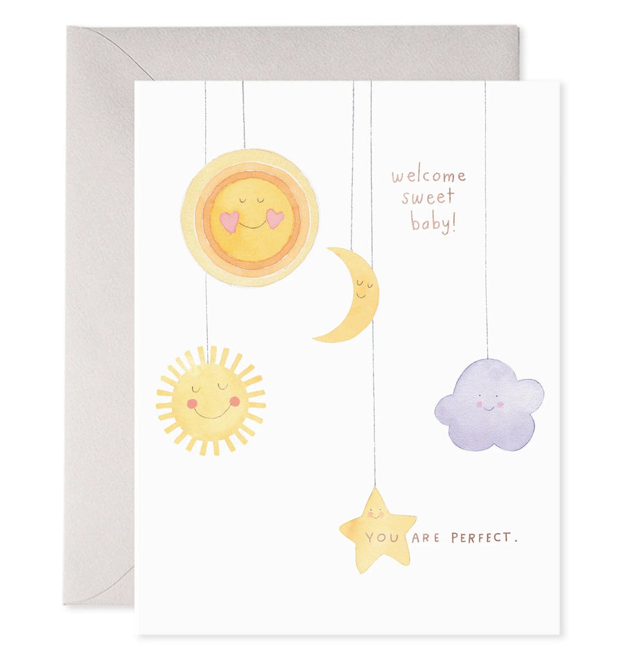 E. Frances Paper Card Baby Mobile Card
