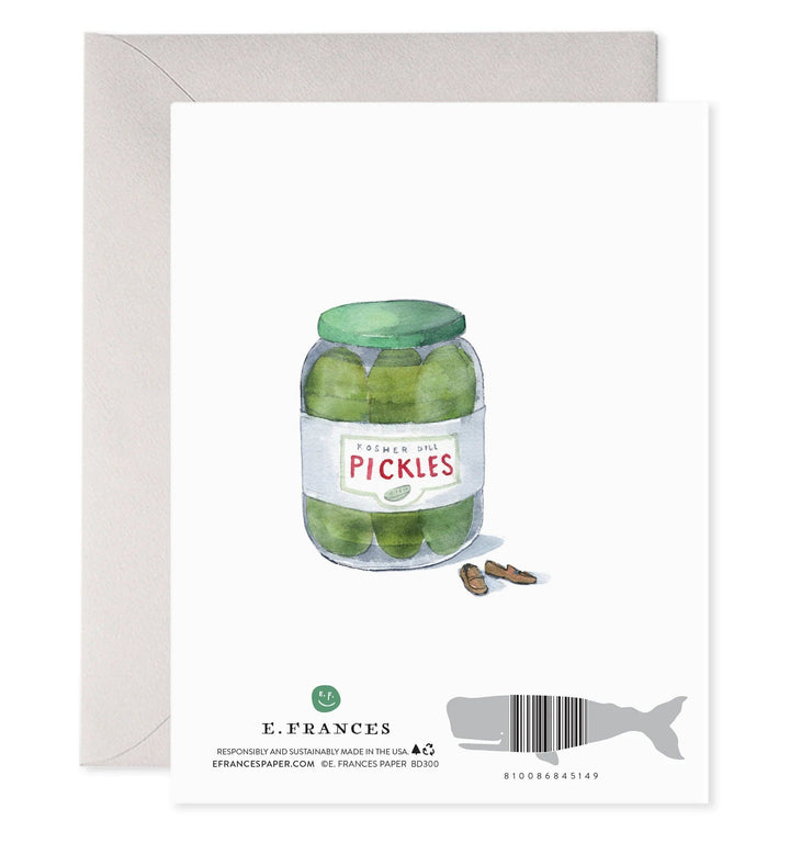 E. Frances Paper Card Big Dill Birthday Card