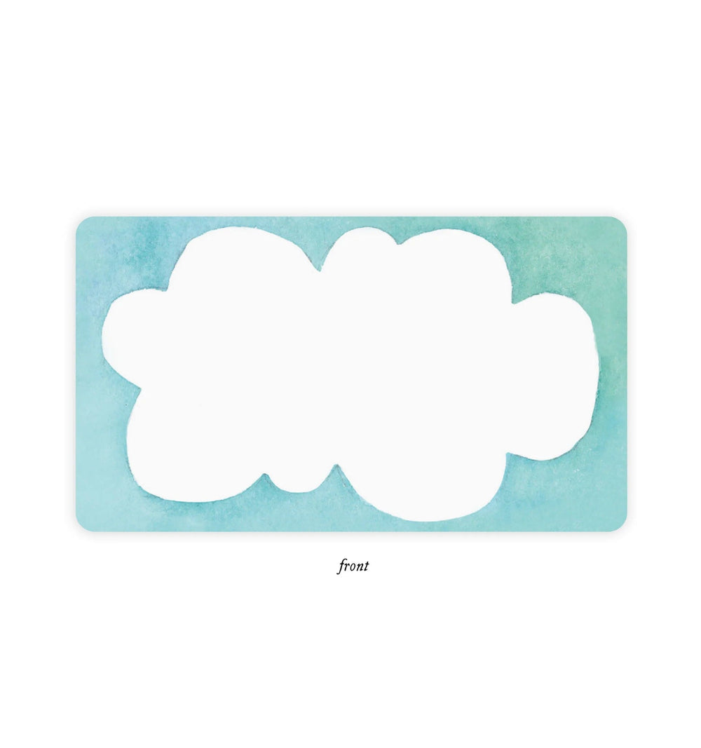 E. Frances Paper Card Cloud Little Notes