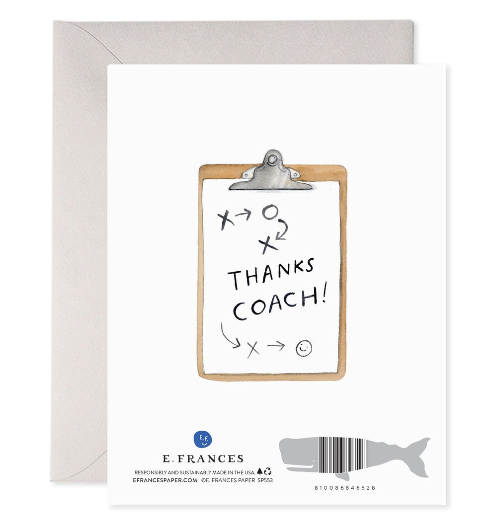 E. Frances Paper Card Coach W Card