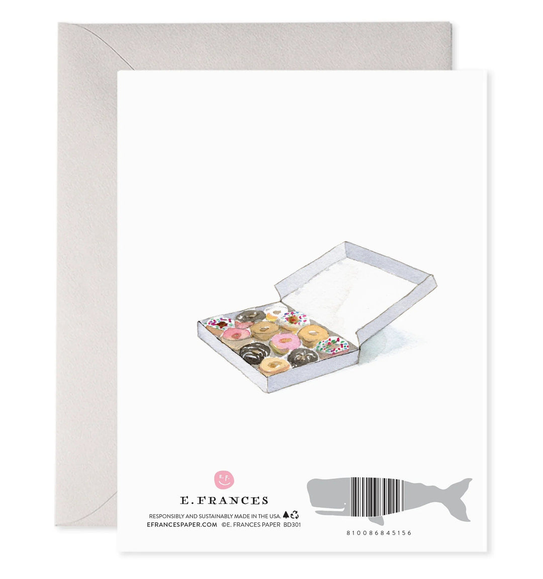 E. Frances Paper Card Healthy Donut Birthday Card