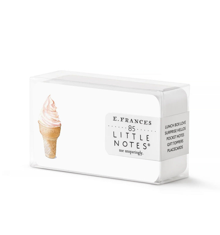 E. Frances Paper Card Ice Cream Little Notes