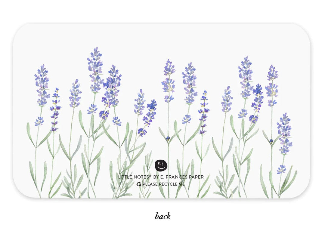 E. Frances Paper Card Lavender Little Notes