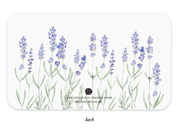 E. Frances Paper Card Lavender Little Notes