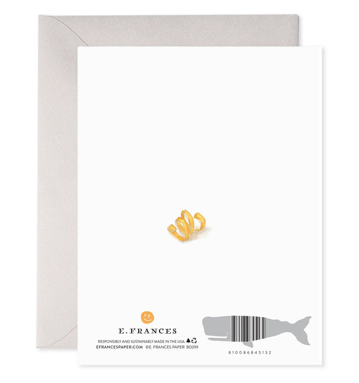 E. Frances Paper Card Old Fashioned Birthday Card