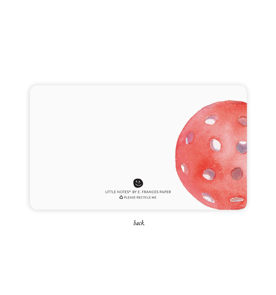 E. Frances Paper Card Pickleball Little Notes