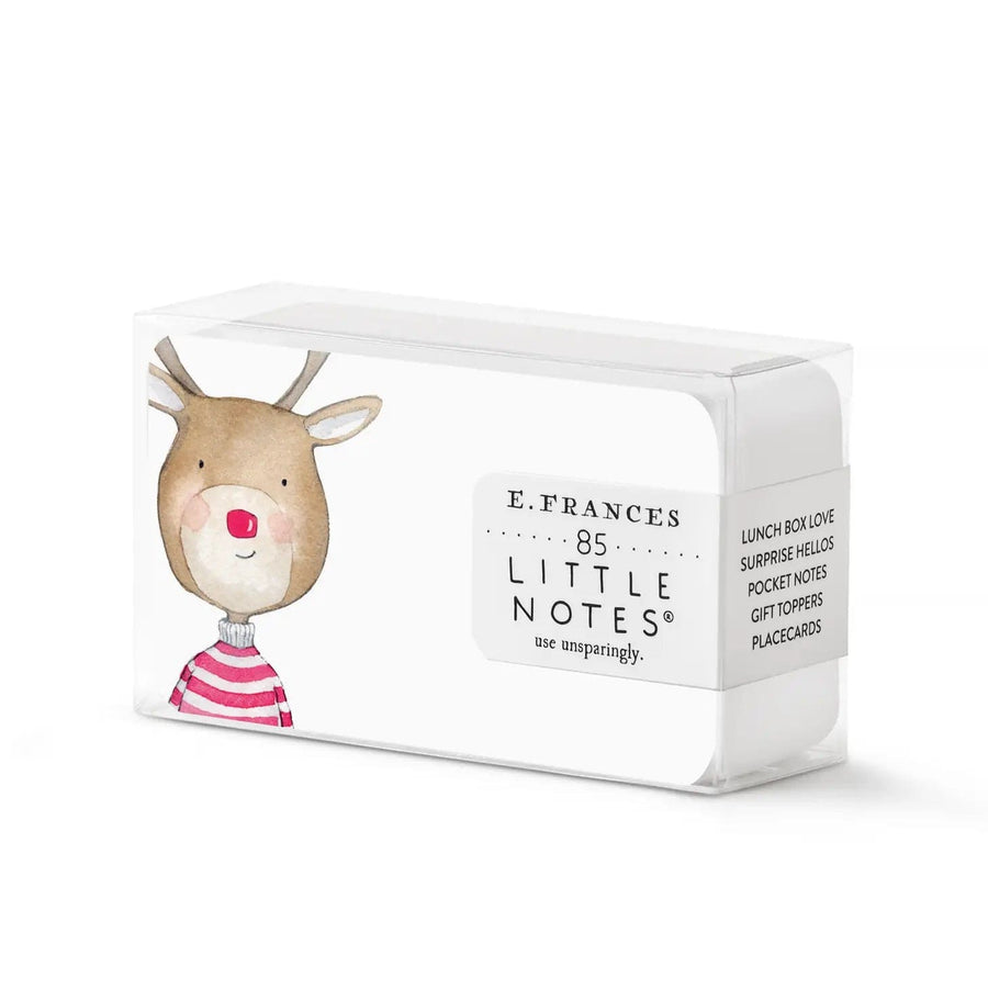 E. Frances Paper Card Rudolph Little Notes