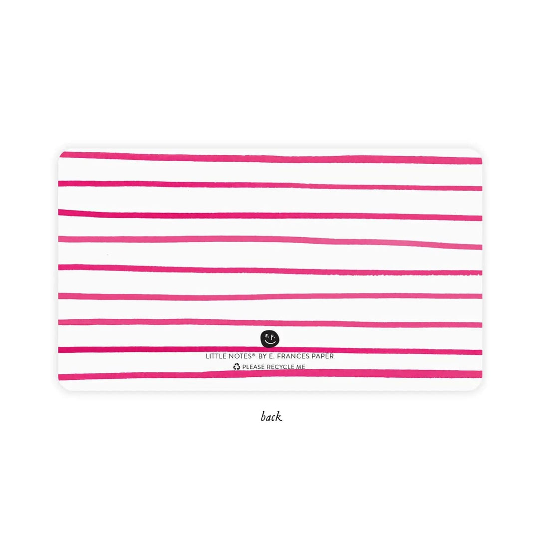 E. Frances Paper Card Rudolph Little Notes